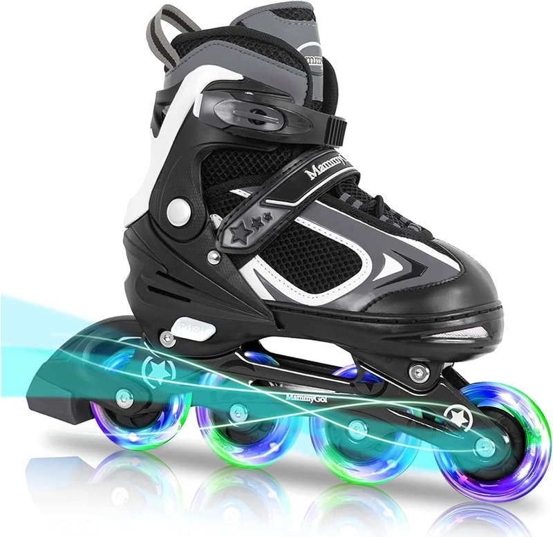 Adjustable Inline Skates for Kids - Light-Up Wheels | Ages 4-16