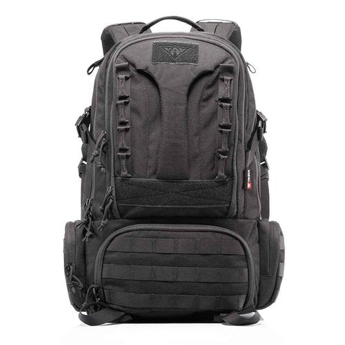 YAKEDA Military Tactical Backpack Large Army 3 Day Molle Bug Out Bag Backpacks for Outdoor Hiking Camping Trekking Hunting (BK)