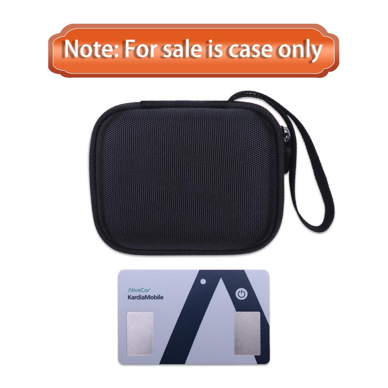 LTGEM Case Compatible with KardiaMobile Card Personal EKG Monitor, Gray