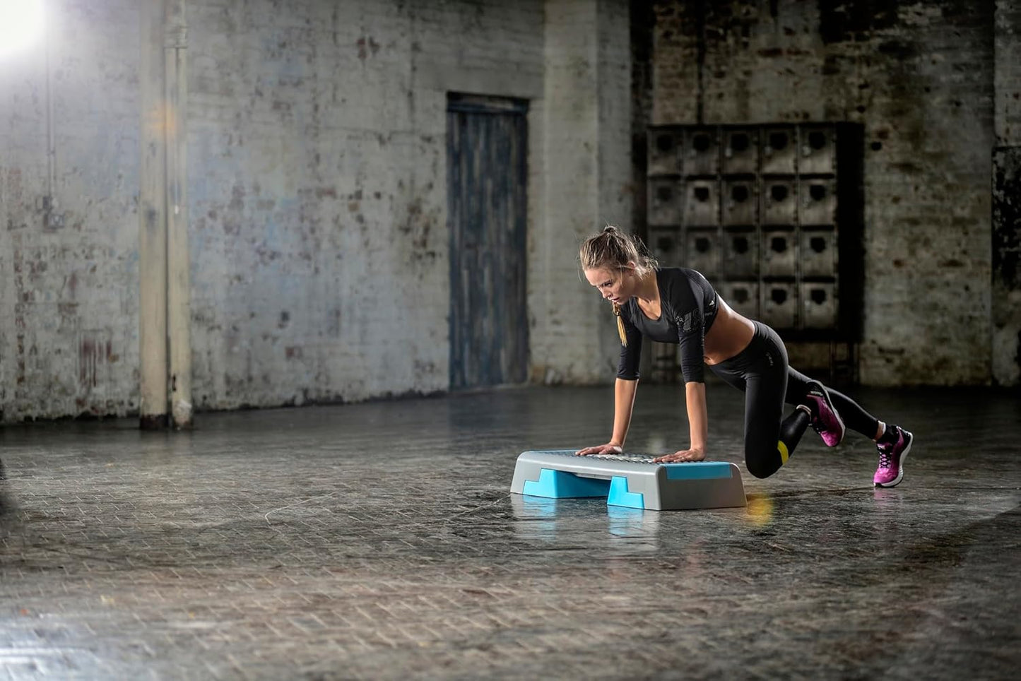 Reebok Adjustable Aerobic Step Platform - Multipurpose for HIIT & Strength Training | Ideal for Cardio Workouts