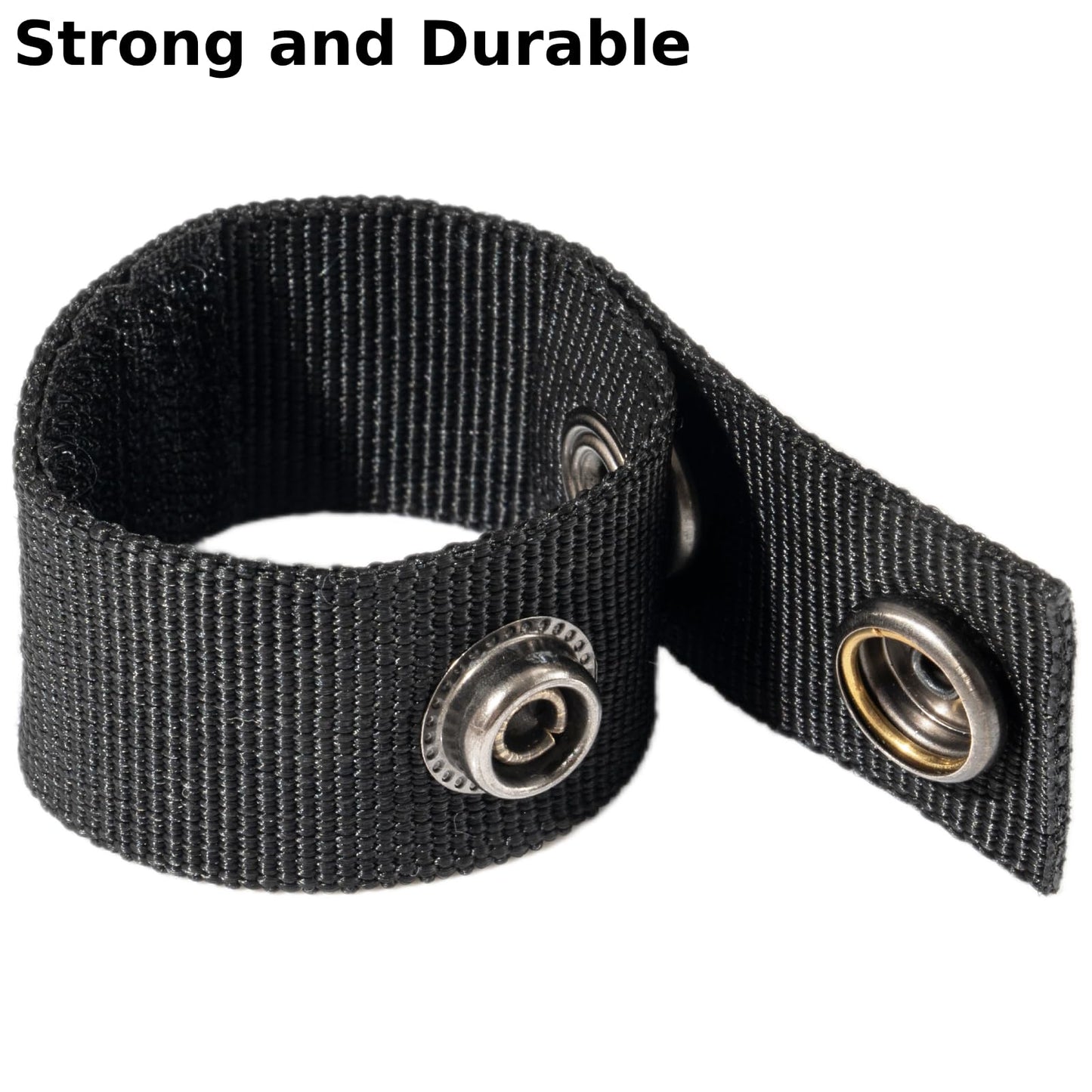 VEPKOIT 4 Pcs Belt Keepers for Duty Belt, Nylon Duty Belt Keepers with Double Snaps for 2"/2.25" Wide Belt, Tactical Belt Loop Keeper for Police Duty Belt Law Enforcement Accessories Tactical Gear (4)