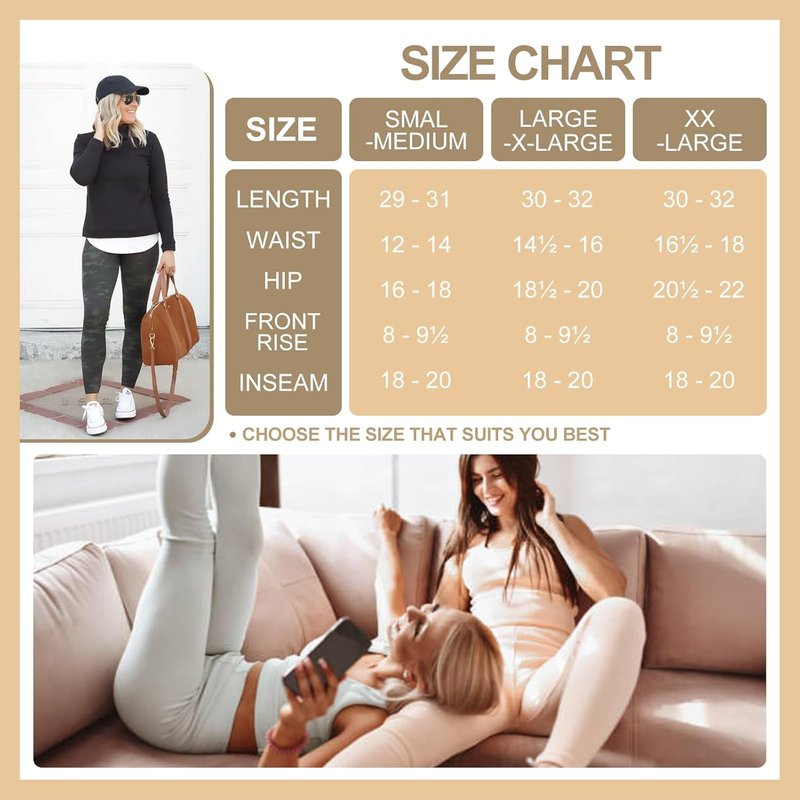 Capri Leggings for Women - High Waisted Tummy Control Yoga Pants | Soft & Comfortable for Gym Workouts