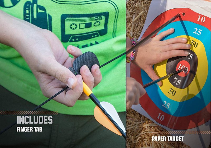 Bear Archery Titan Bow Set for Youth, Recommended Ages 12-16, Ambidextrous, Continuous Draw Weight Up to 29 lb., Continuous Draw Length Up to 28-inches