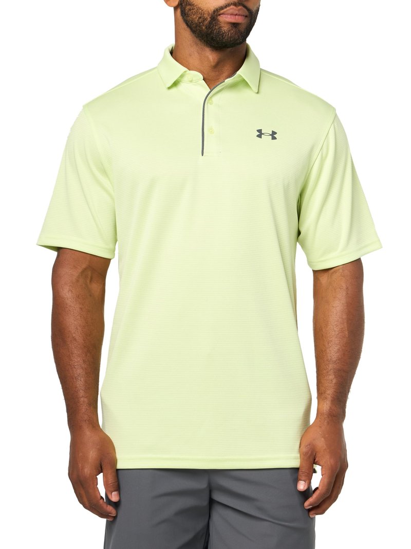 Under Armour Men's Tech Golf Polo, (392) Fade Green / / Pitch Gray, X-Large Tall