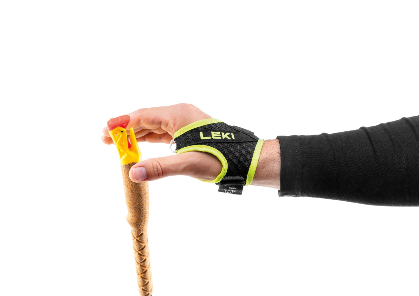 LEKI Ultratrail FX.One Carbon Collapsible Lightweight Trekking Poles for Hiking & Trail Running - Red-Black - 105 cm
