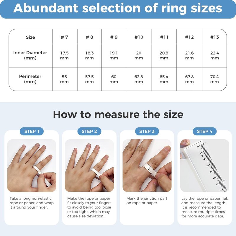 APOBATK Smart Ring for Men Women, Health & Fitness Tracker with Heart Rate, Sleep Monitor, Step Counter, IP68 Waterproof, Silver #7