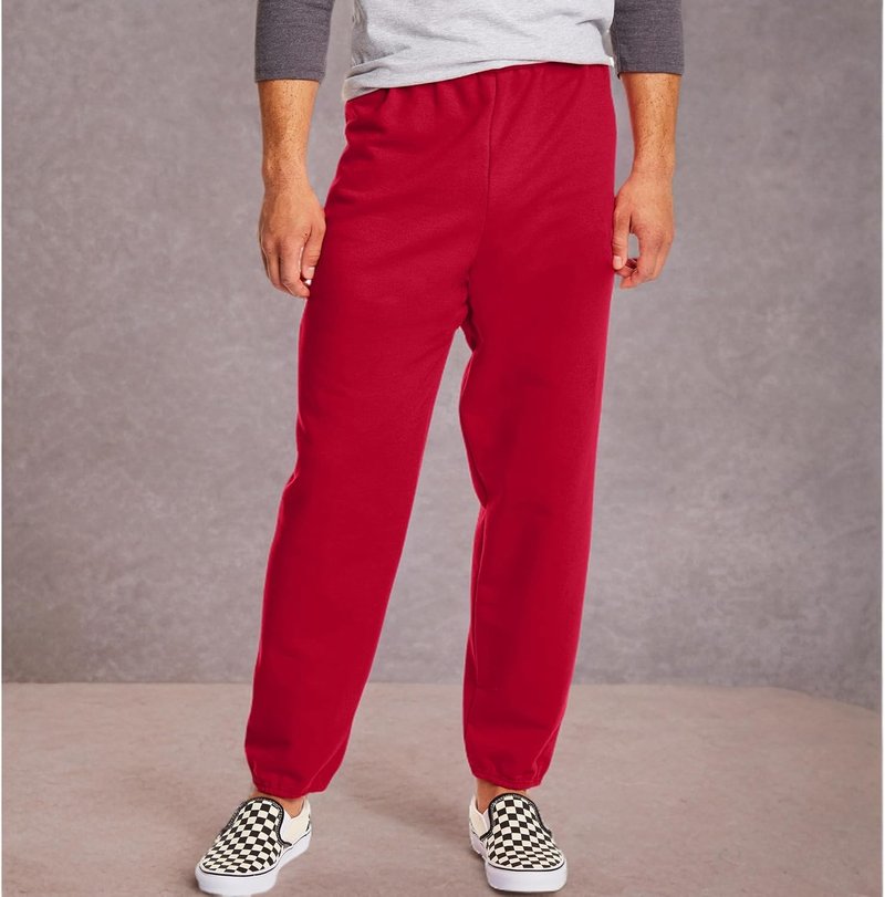 Hanes Men's Sweatpants - EcoSmart Athletic Lounge Pants with Cinched Cuffs | 1 or 2 Pack Options