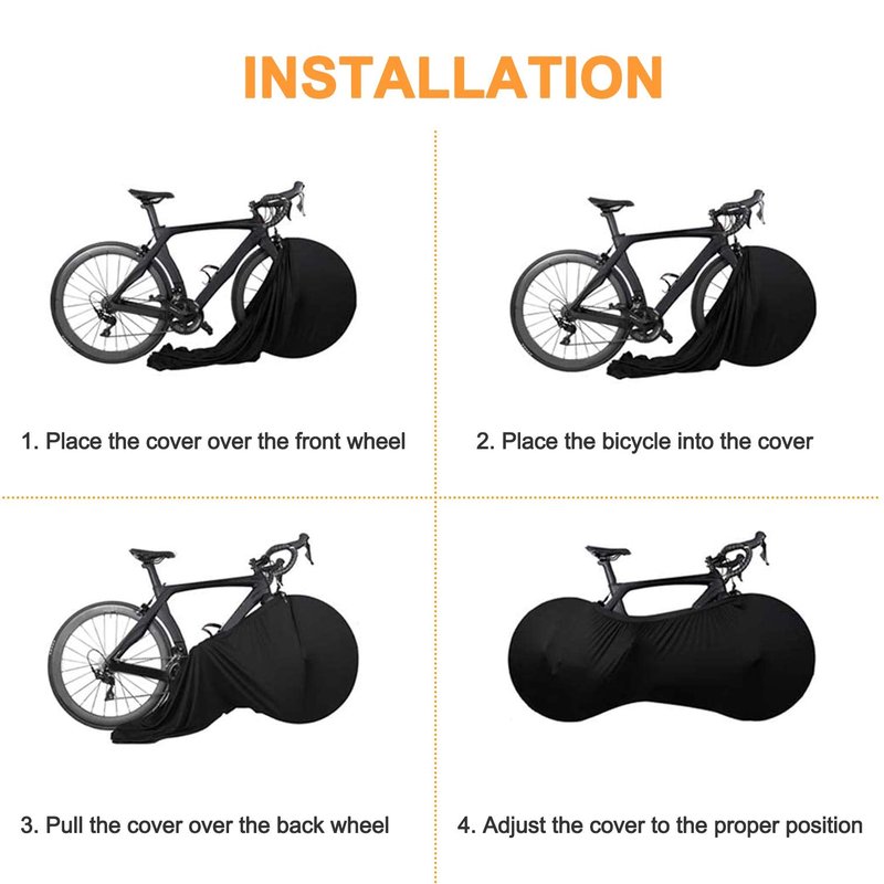 MOTLTECH Bike Wheel Cover Indoor Dust-Proof and High Elasticity Bicycle Wheel Bag