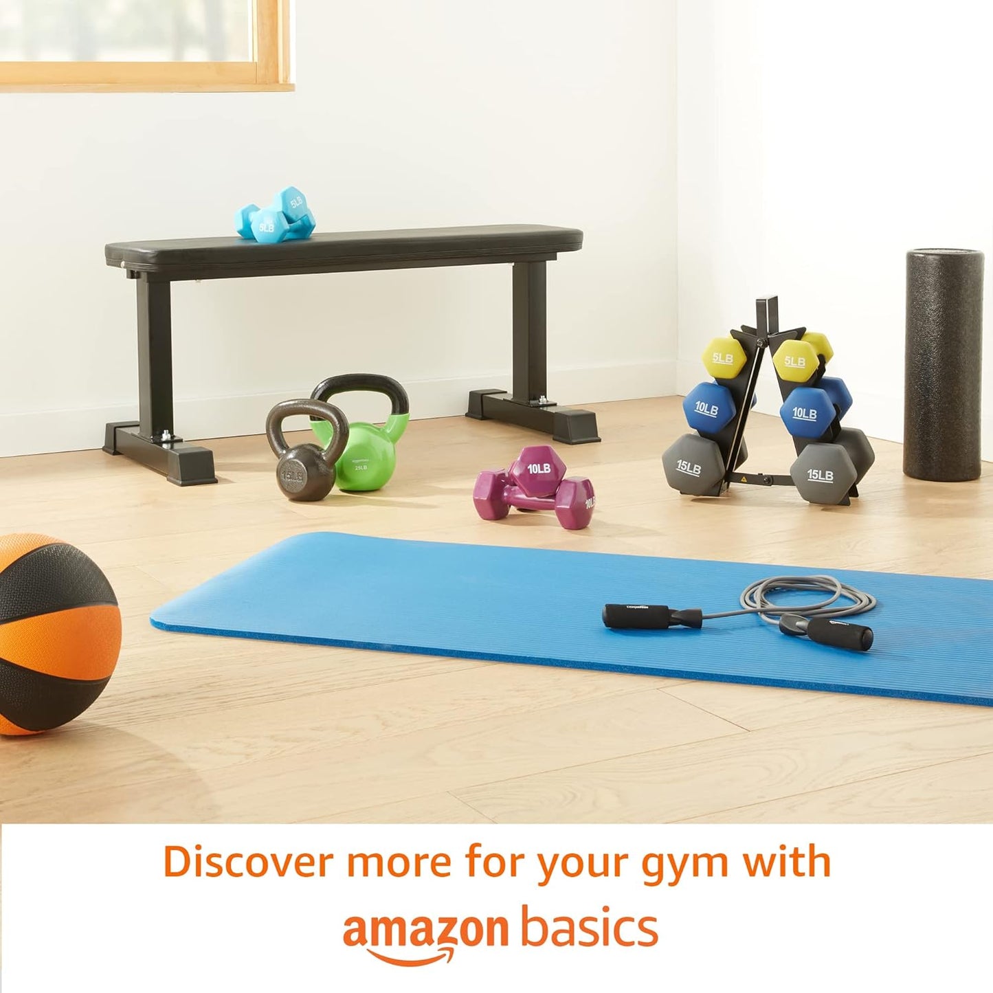 Neoprene Dumbbell Hand Weights for Exercise & Muscle Toning - Adjustable Sizes Available
