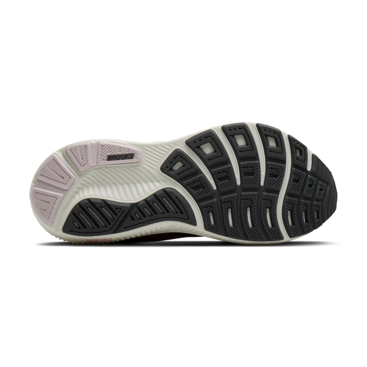 Brooks Women’s Ghost 17 Neutral Running Shoe - Poppy Seed/Pink/Bluewash - 9 Medium