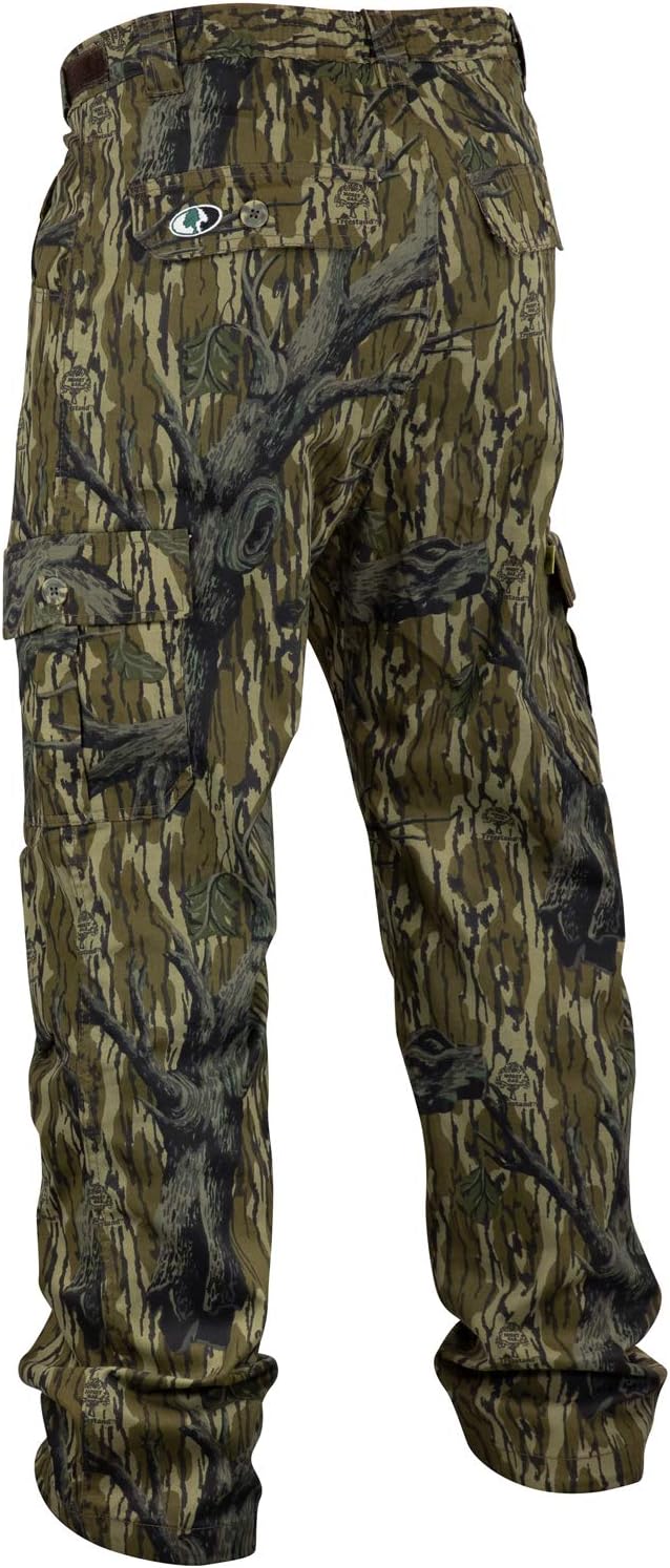 Mossy Oak Men's Camo Hunting Pants - Flexible Cotton Material | Comfortable Fit
