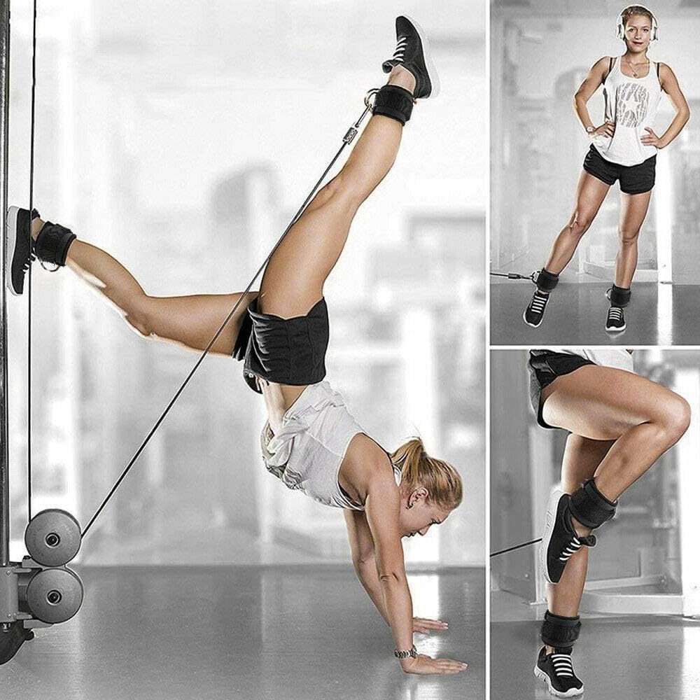 Ankle Strap for Cable Machine Attachments - Neoprene Cuffs for Glute Kickbacks & Leg Workouts | Gym Accessories for Men & Women