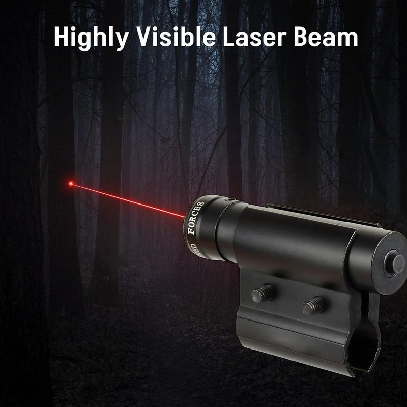LECPECON Red Dot Laser Sights Compact Tactical Laser Sight Scope with Barrel Clamp Mount for Rifle Shot Gun 2PACK
