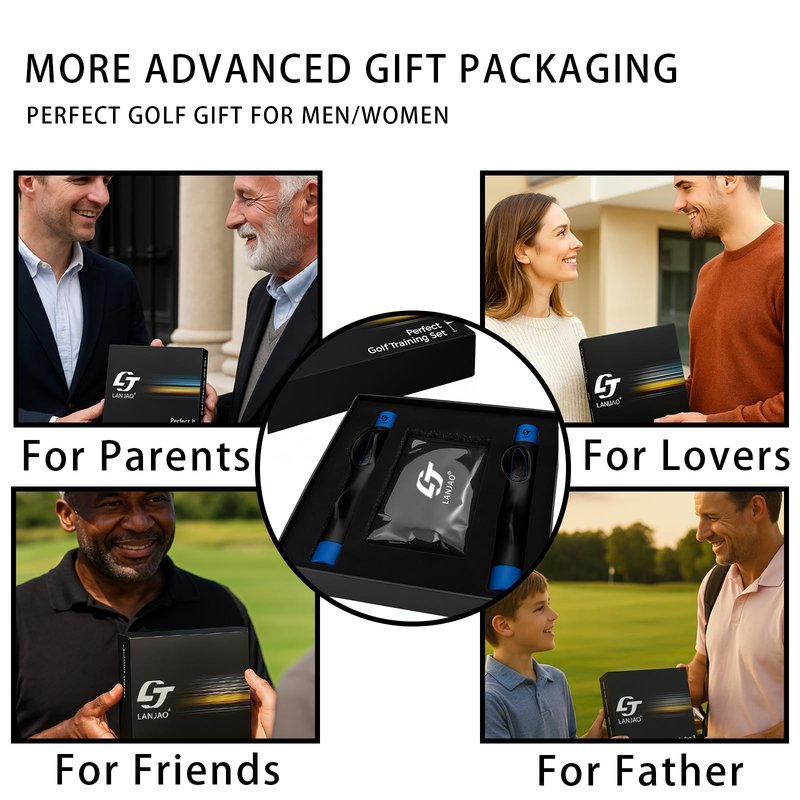 Golf Grip Trainer 2 Pack With Swing Correcting Arm Band, Golf Training Aid, Golf Grip Kit,Grip Trainer Golf Club to Help Train Correct Hand Position
