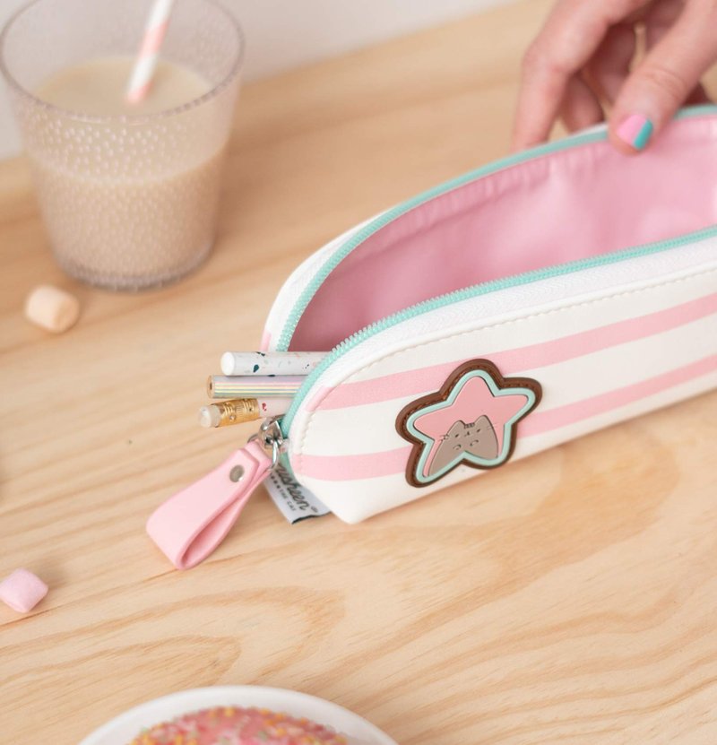 Grupo Erik Pusheen Pencil Case | Pink Pencil Case For Girls | Kawaii Stationary | Pusheen Gifts | Cartuchera Escolar
