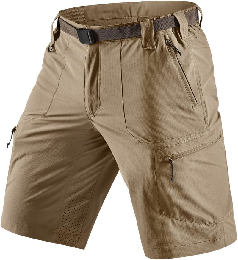 Men's Quick Dry Hiking Cargo Shorts - Lightweight Water-Resistant Tactical Design | Multiple Pockets for Outdoor Activities