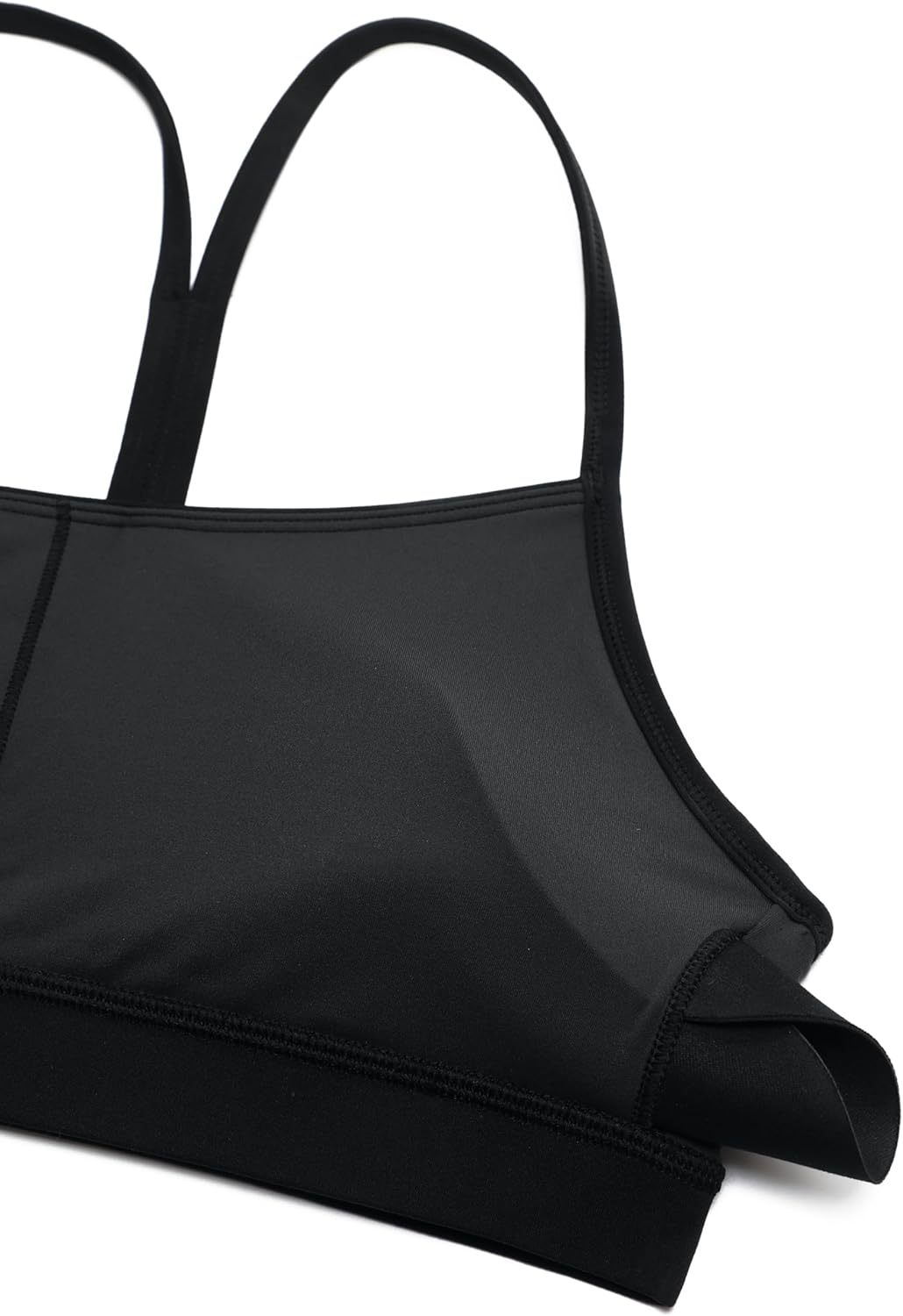 CRZ YOGA Y Back Sports Bra for Women - Padded Racerback Low Impact Workout Top | Butterluxe Material