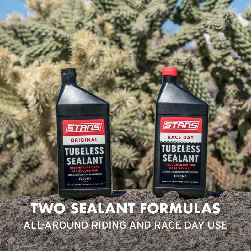 Stan's NoTubes Tire Sealant (1000ml), Long Lasting Flat Prevention, Ultra Fast Sealing, up to 1/4" punctures, Proactive Tire Repair, for Mountain, Road, Gravel, Cyclocross, and Commuter Bikes
