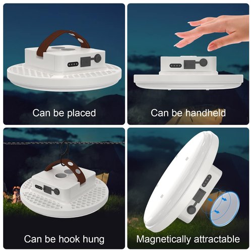 Tent Light Rechargeable Hanging Flashlight Ultra Bright Led Camping Lantern with Waterproof Portable Tent Lamp for Camping Emergency Usage(Infinite Dimming)