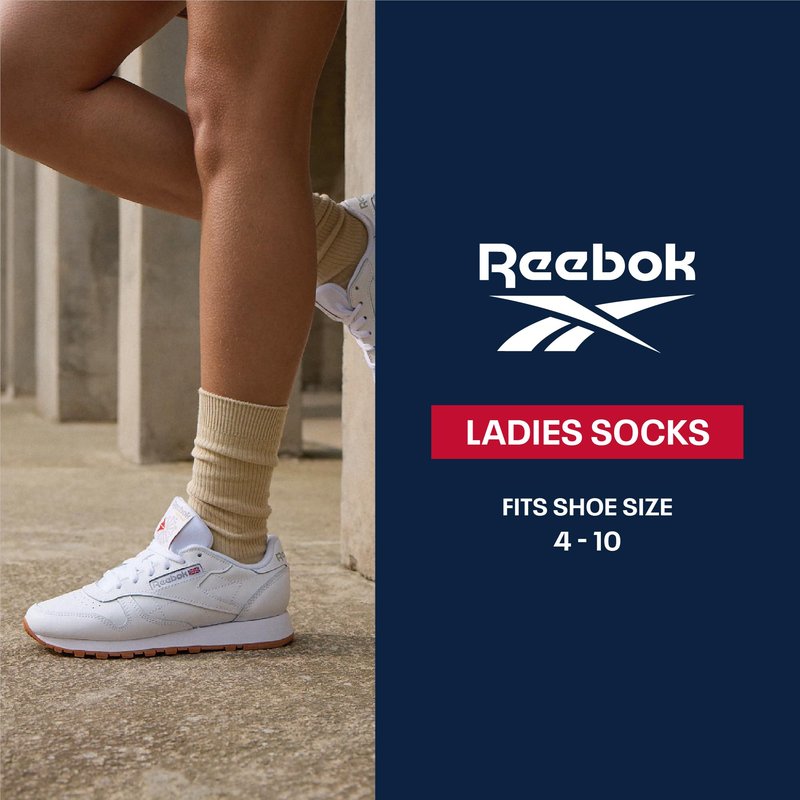 Reebok Womens Low Cut Socks - 12 Pack Performance Cushioned Comfort No Show Sock - Athletic Socks for Women (4-10), Tan Multi