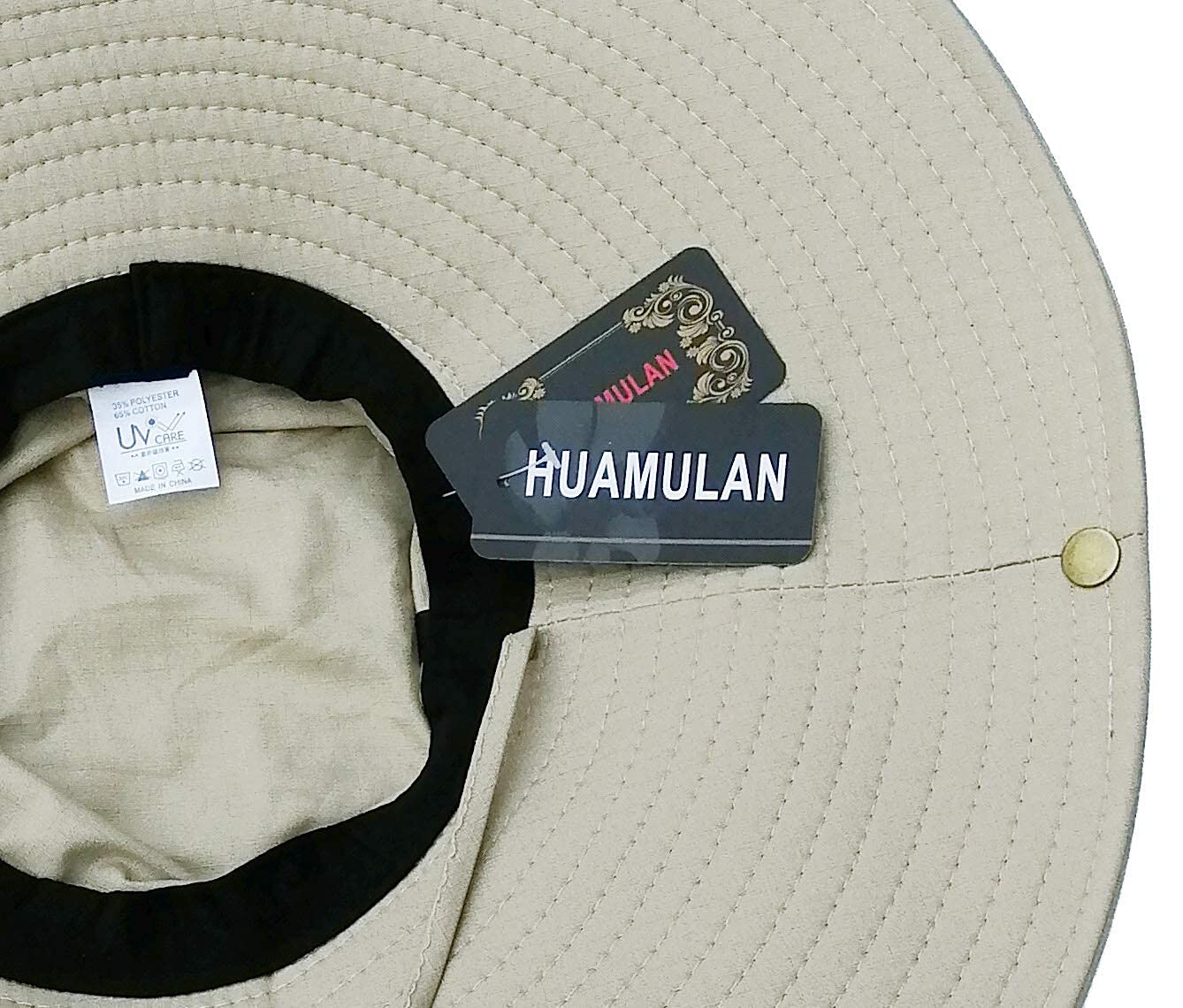 HUAMULAN Wide Brim Sun Hats Men and Women Bucket Safari Fishing Hat for Hiking Garden Lawn Work Camping Outdoor