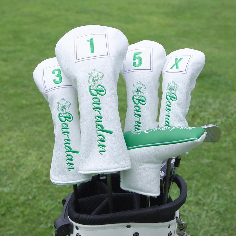 White Golf Putter Cover Blade Putter Headcover with Magnetic Closure fits for Newport Series Putters (for Blade | 1pc)