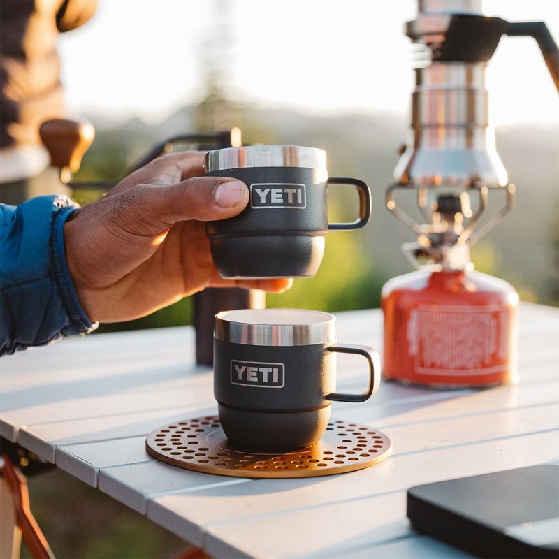 YETI Rambler 6 oz Stackable Mug Set - Stainless Steel Vacuum Insulated Espresso/Coffee Mugs | 2 Pack