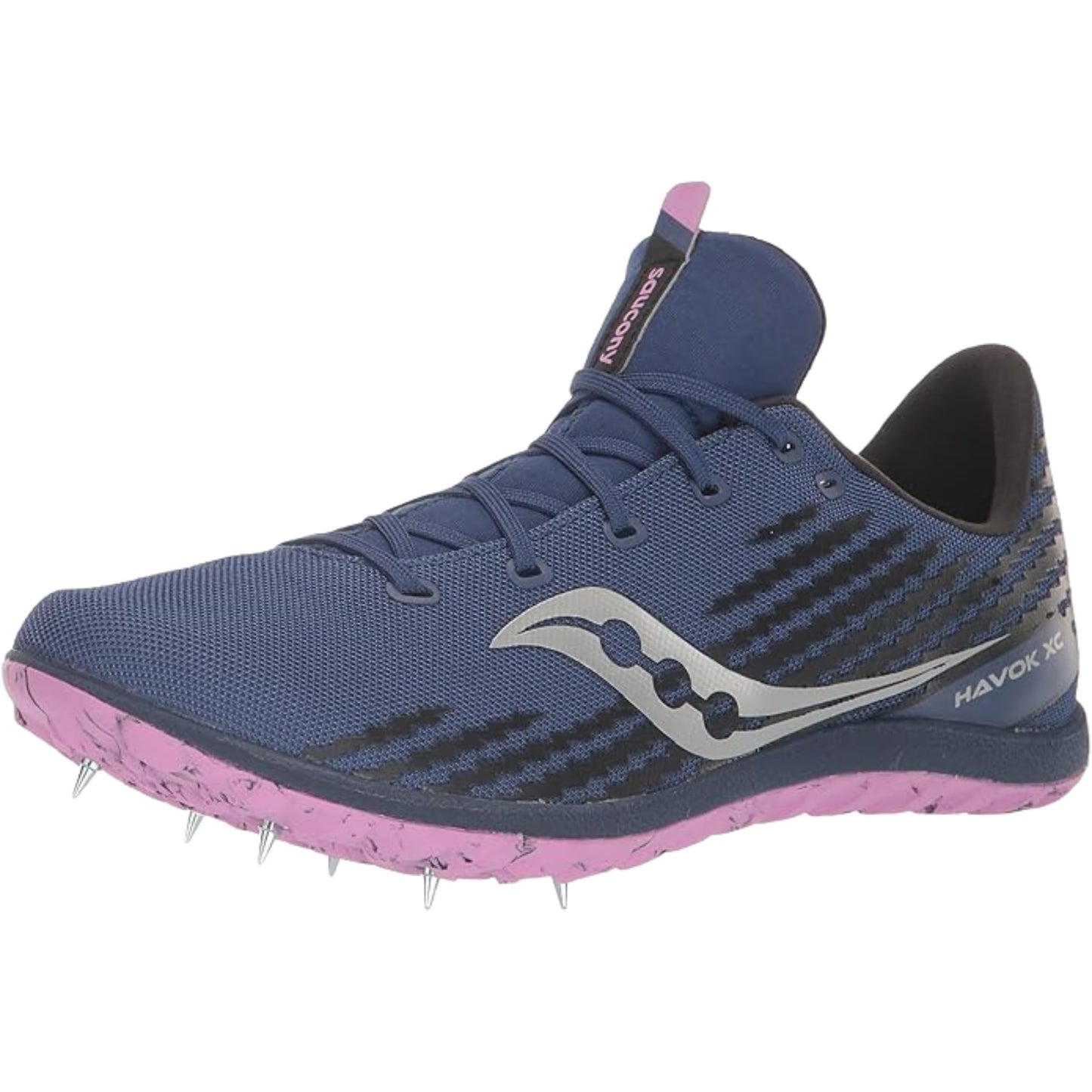 Saucony Women's Havok XC3 Spike Sneaker, Indigo, 12