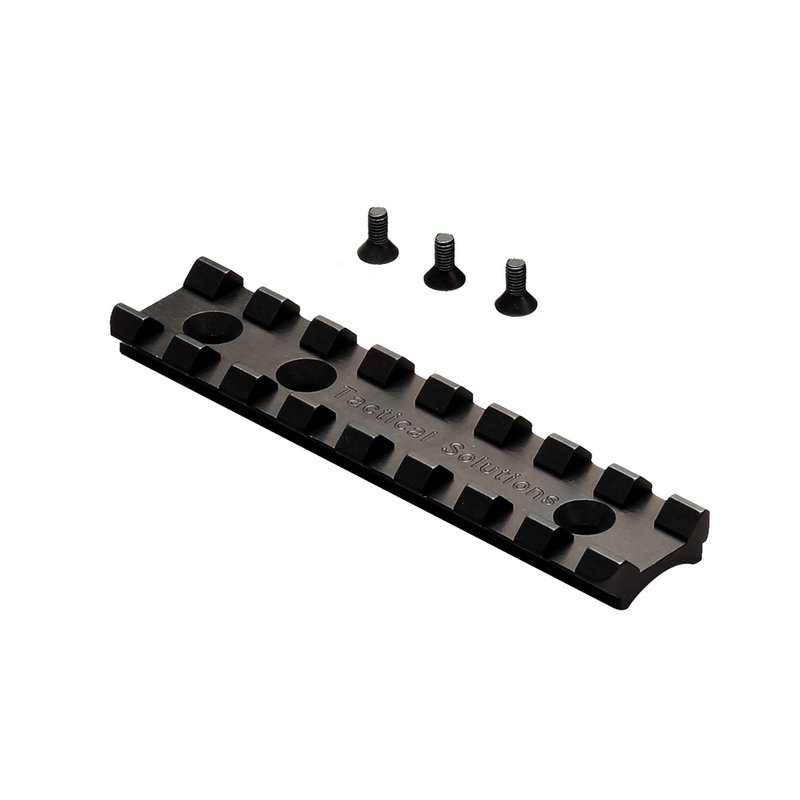 TAC SOL PAC-LITE STD RAIL 3.4", Black