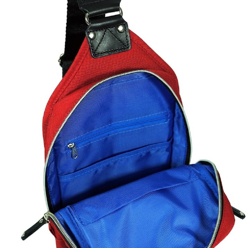 Harvest Label Urban Sling Mono Sling Travel Daypack Backpack Cordura (Red)
