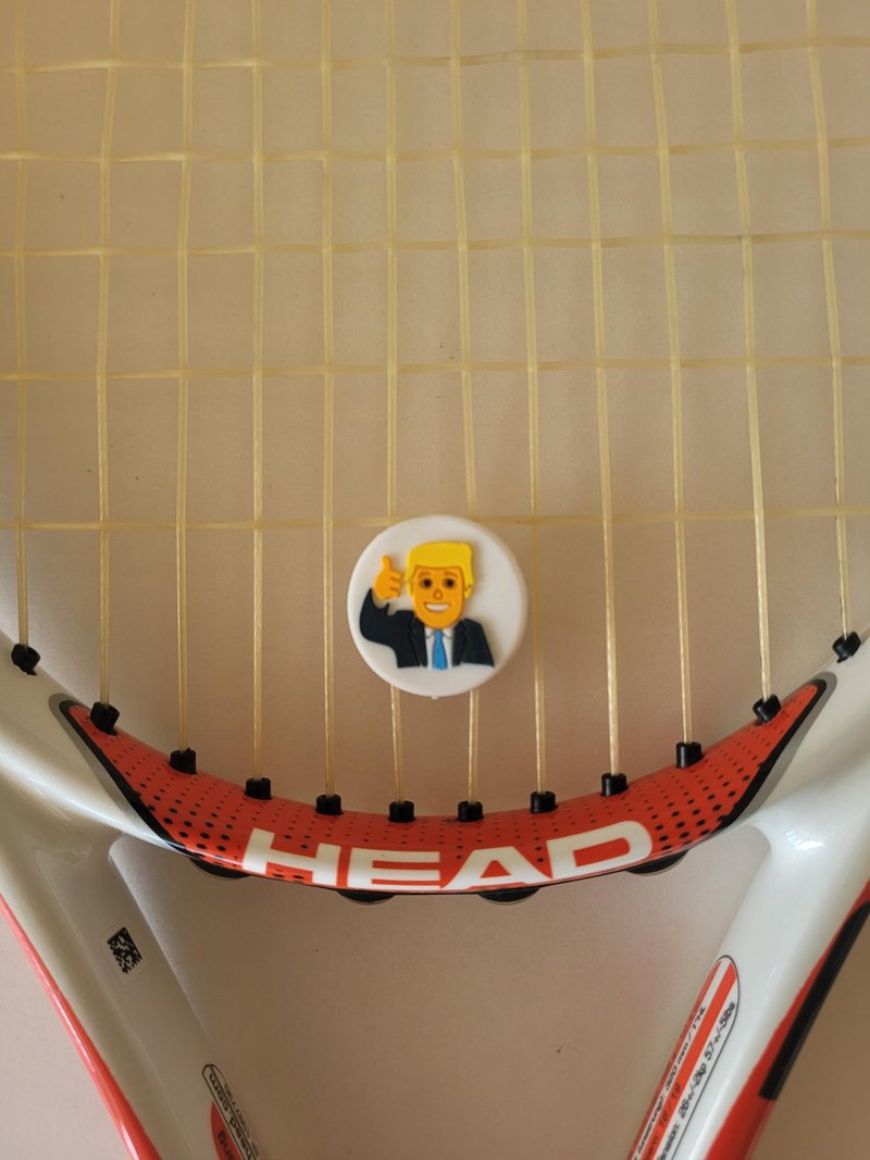 Tennis Racket Vibration Dampeners with Emoji Design, Fun Expressions, 3 Pack