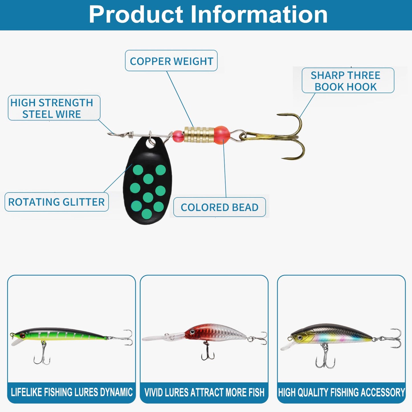 SANWEAL Multi Jointed Fishing Lures Kit, 6PCS / 10PCS 2 Sizes Slow Sinking Swimbait Hard Baits with 3D Eyes and Treble Hooks for Bass Trout Walleye Pike, Freshwater Saltwater (4 Color Mix)