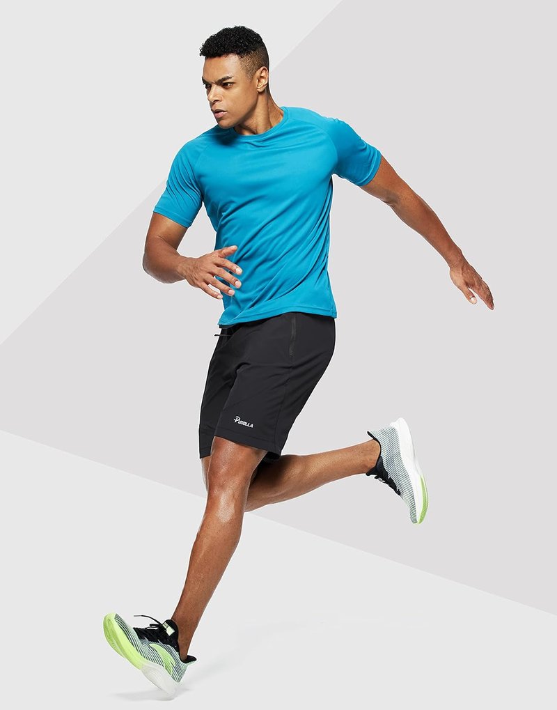 Men's Workout Running Shorts - Lightweight Athletic Gym Shorts with Zipper Pockets | 7"/5"/9" Sizes