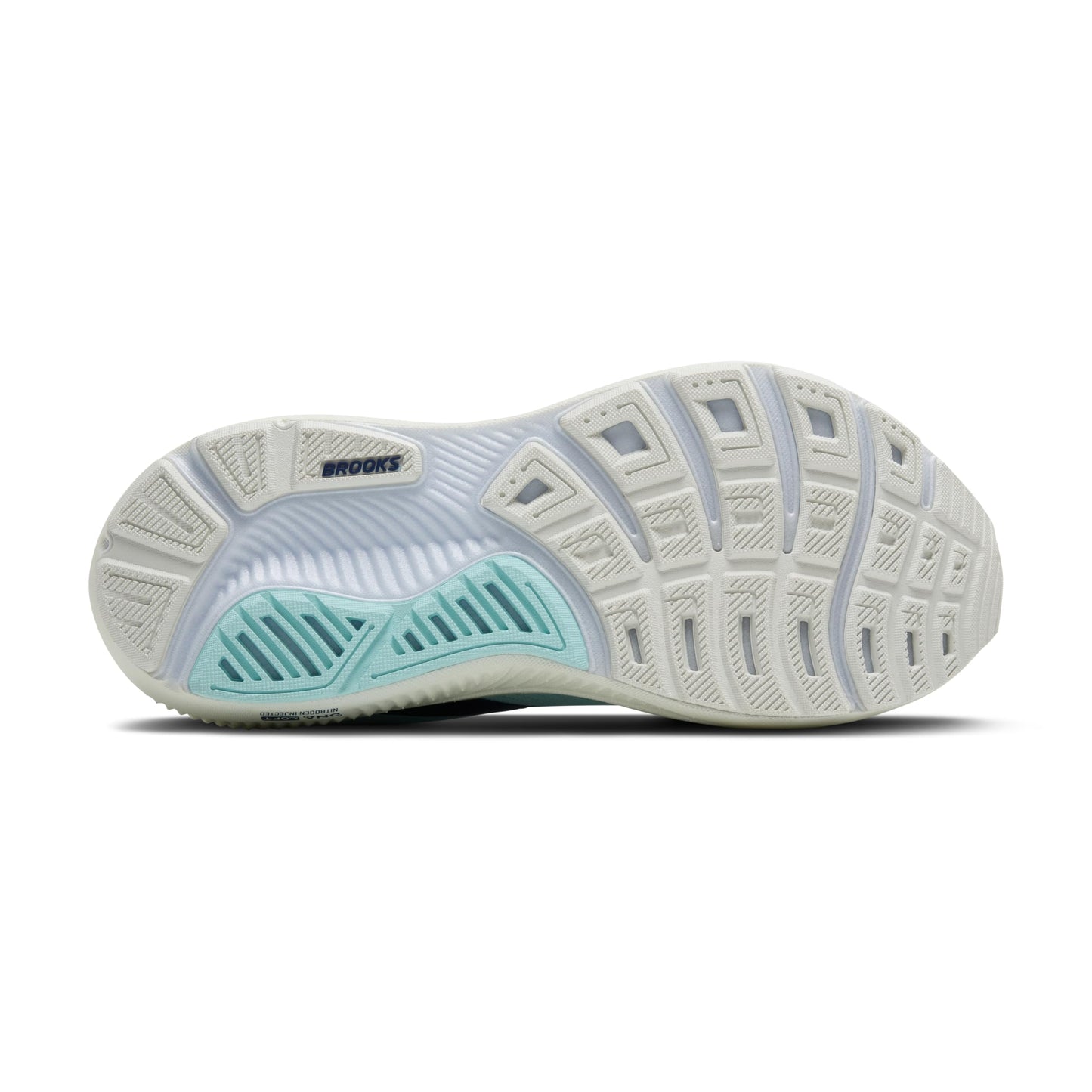 Brooks Women’s Ghost 17 Neutral Running Shoe - Clearwater/Navy Peony - 7.5 Medium