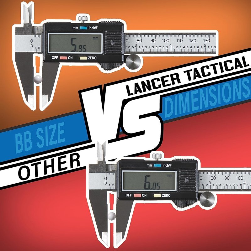Lancer Tactical Airsoft BBs - Competition Grade 0.20g to 0.32g | Precision Made in Taiwan