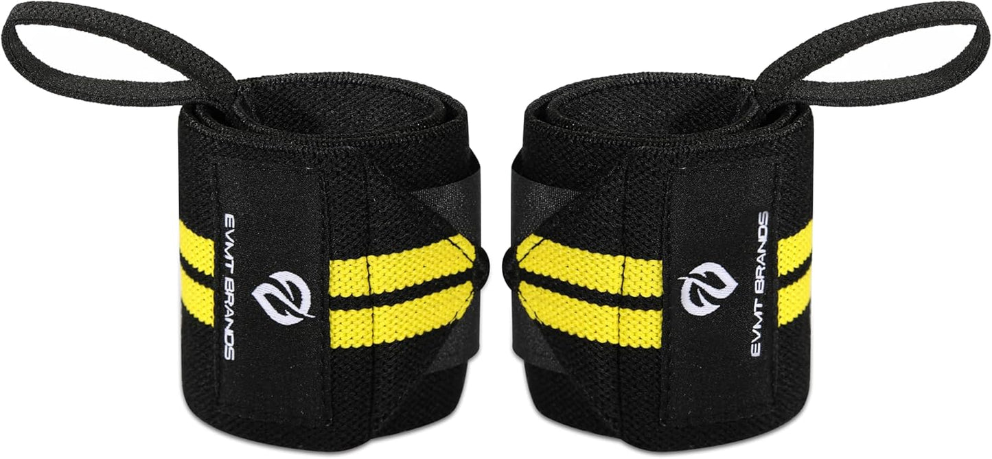 Premium Wrist Wraps for Weightlifting - Durable Lifting Straps for Enhanced Support | Ideal for Strength Training & Gym Workouts
