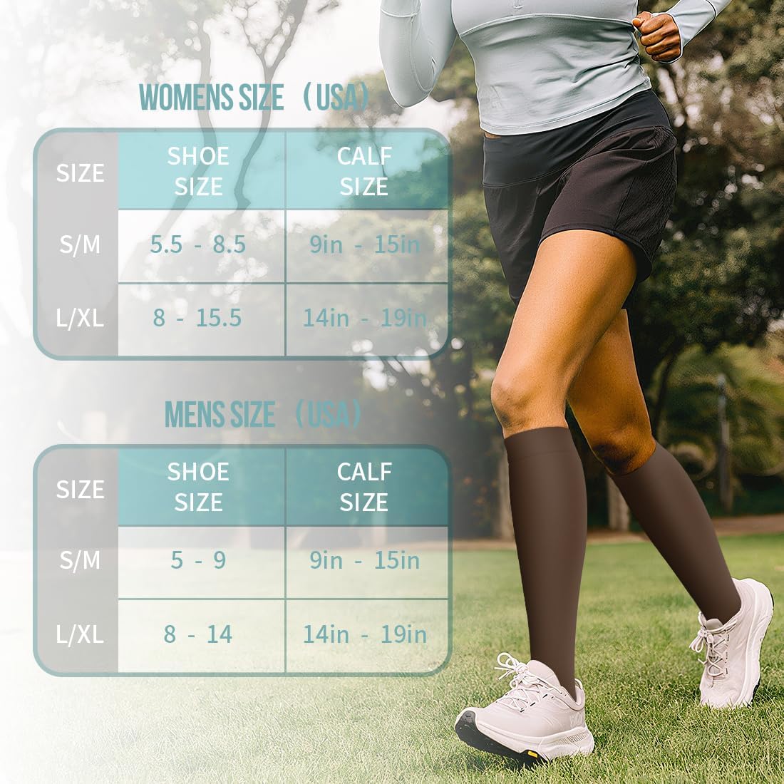 Copper Compression Socks for Men & Women - 6 Pairs for Running, Athletic Support & Travel