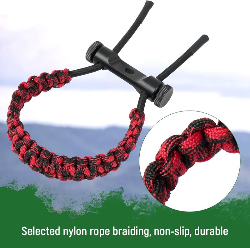Compound Bow Wrist Sling - Adjustable Archery Strap for Hunting & Target Shooting | Durable & Comfortable