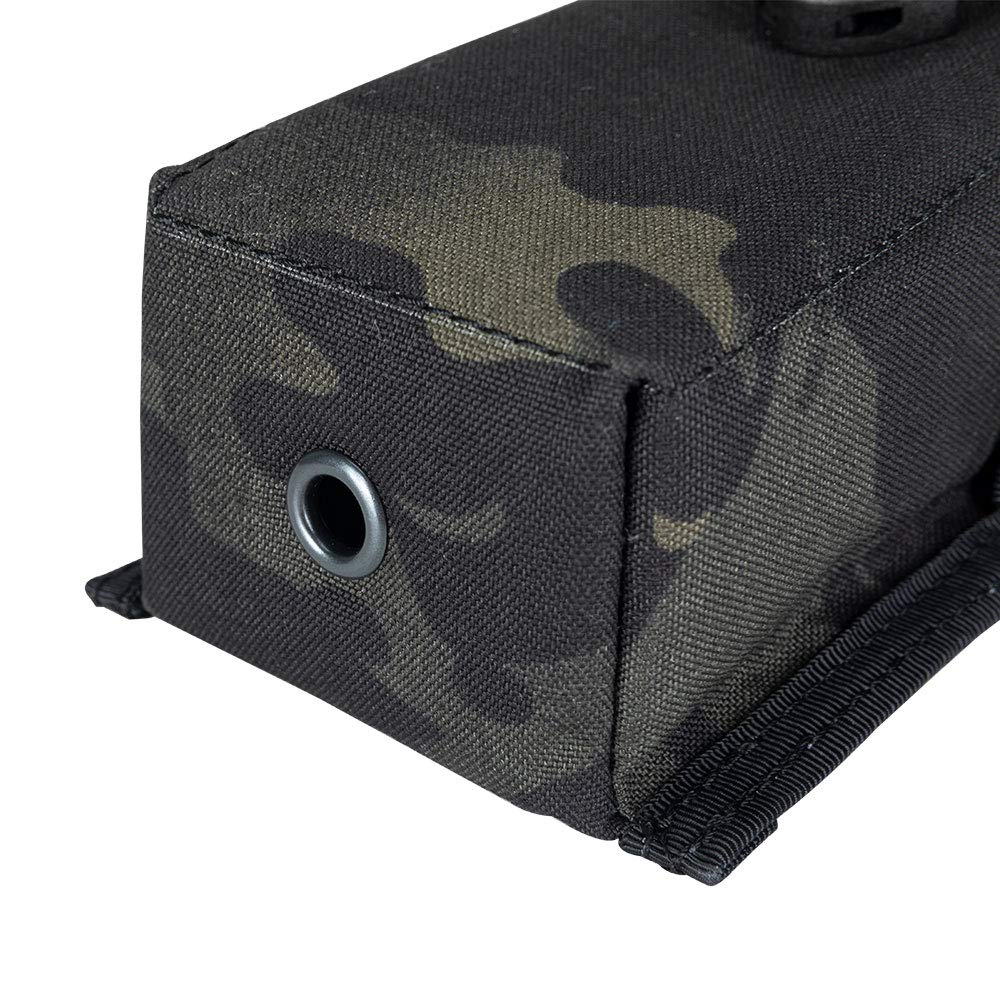 EXCELLENT ELITE SPANKER Tactical Universal Radio Holster Pouch Holder Case Bag Molle Adjustable Military Walkie Talkie Holder(Multicam-Black)
