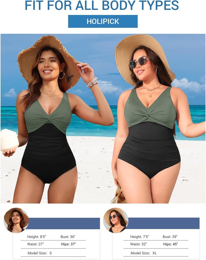 Women’s Tummy Control One-Piece Swimsuit - Push-Up Slimming Bathing Suit | Full Coverage, Stylish Design