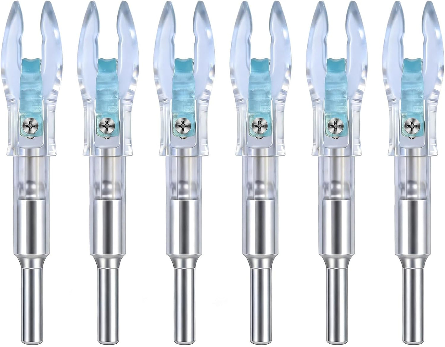 Lighted Nocks for Arrows - 6PCS High-Visibility LED Illuminated Knocks | Fits .204, .233, .244, .246 Diameter
