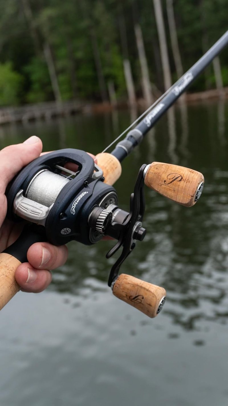 Pflueger President XT Baitcast Fishing Reel - Lightweight Low Profile Design