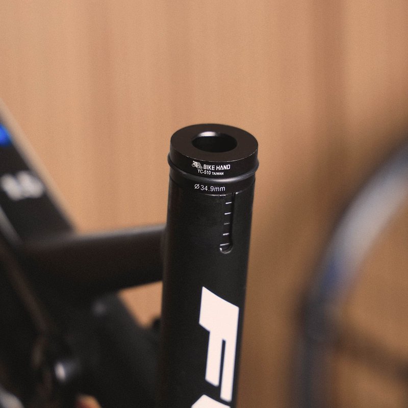 BIKEHAND Bike Bicycle Aluminum Seat Tube Seatpost Size - Measurement Sizing Gauge - Quick Measuring Sizer Tool - 25mm to 34.9mm
