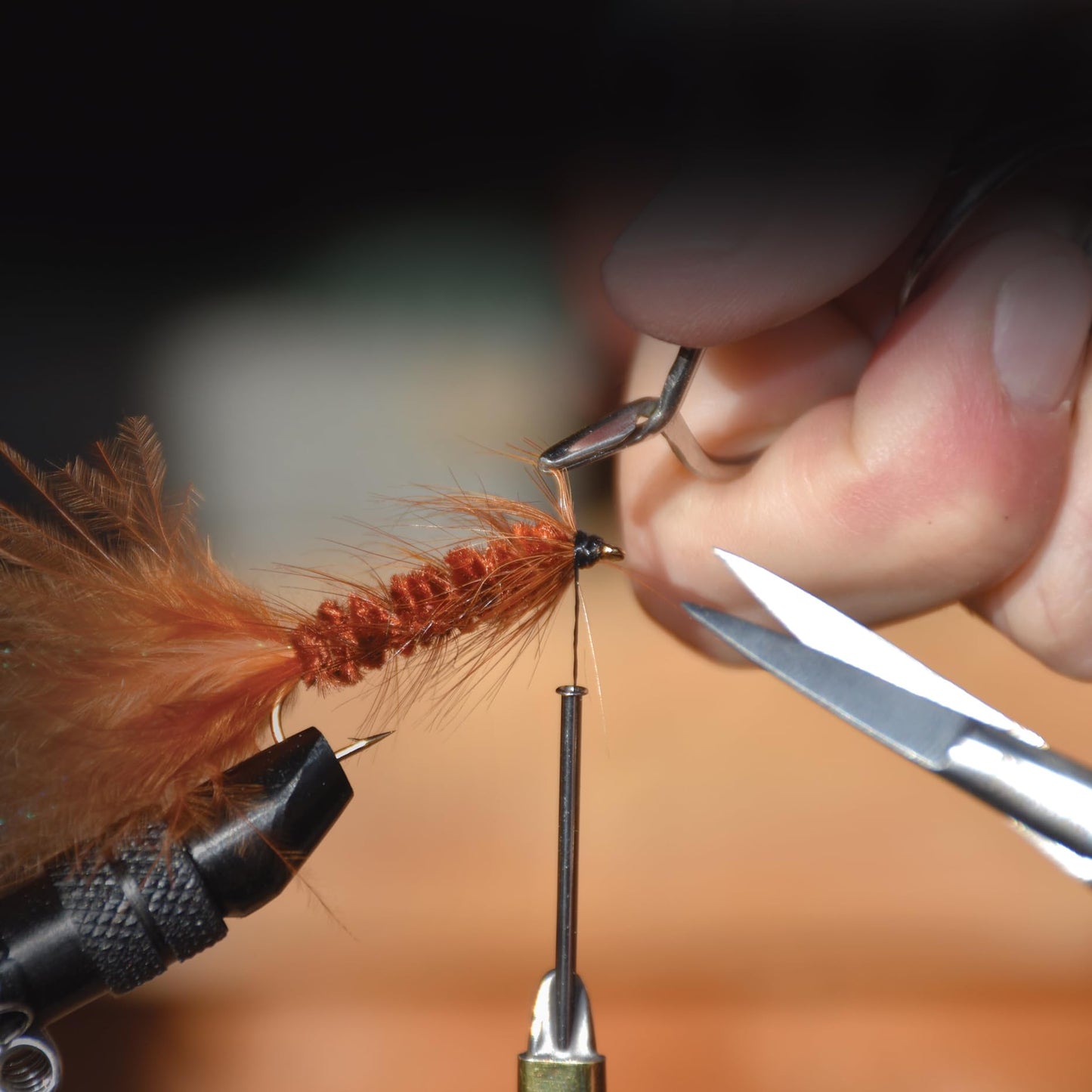 Deluxe Fly Tying Vise & Tools Kit: Materials, Book/DVD - Fly Fishing & Jig Tying - Complete Set