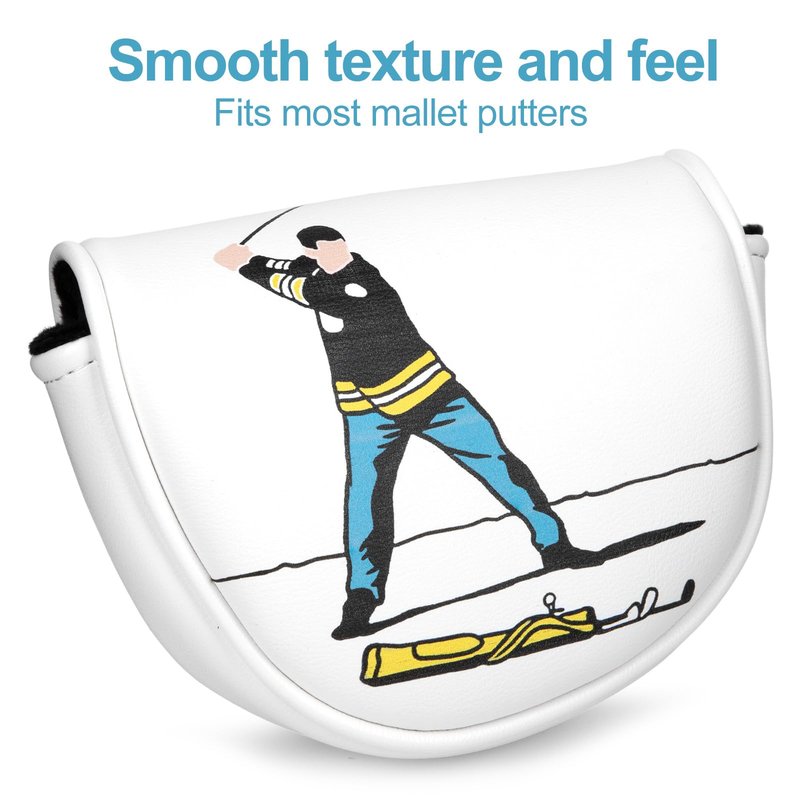 Barudan Golf Funny Golf Head Covers Mangetic Golf Mallet Putter Cover for OZ1 MEZZ1 MAX Putters (for OZ1 putters)