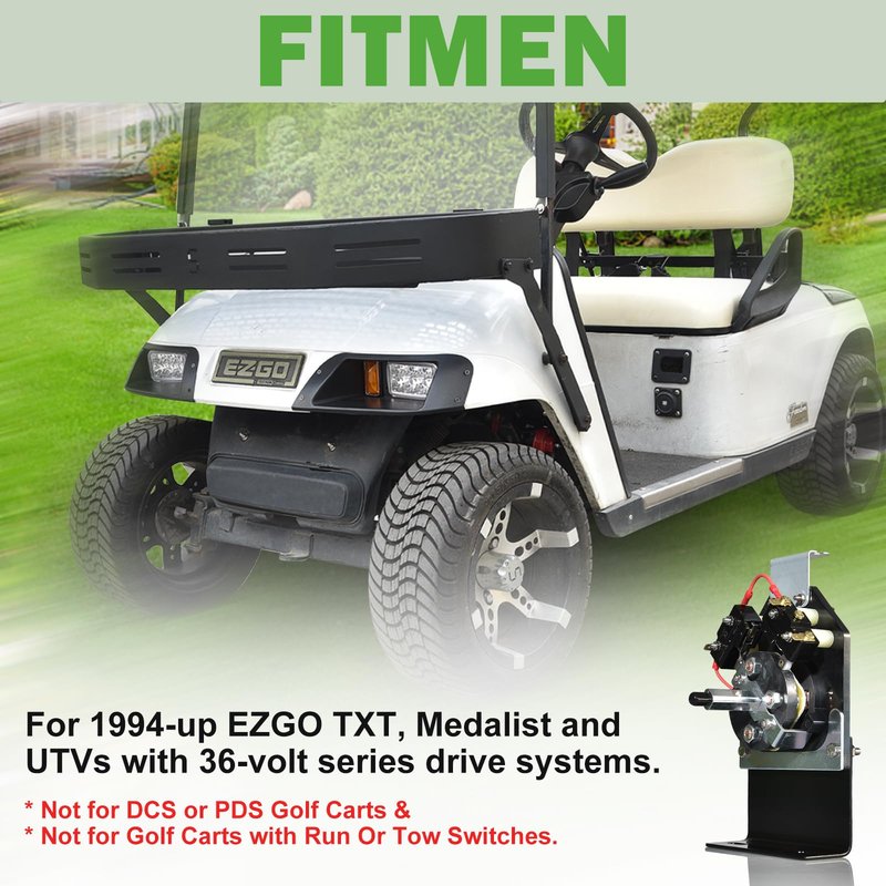 Shu-Ran Forward Reverse Switch Assembly, Fits 1994-UP(1994 not inclued) EZGO TXT Electric Heavy Duty Golf Carts, Replaces OEM #70578-G01