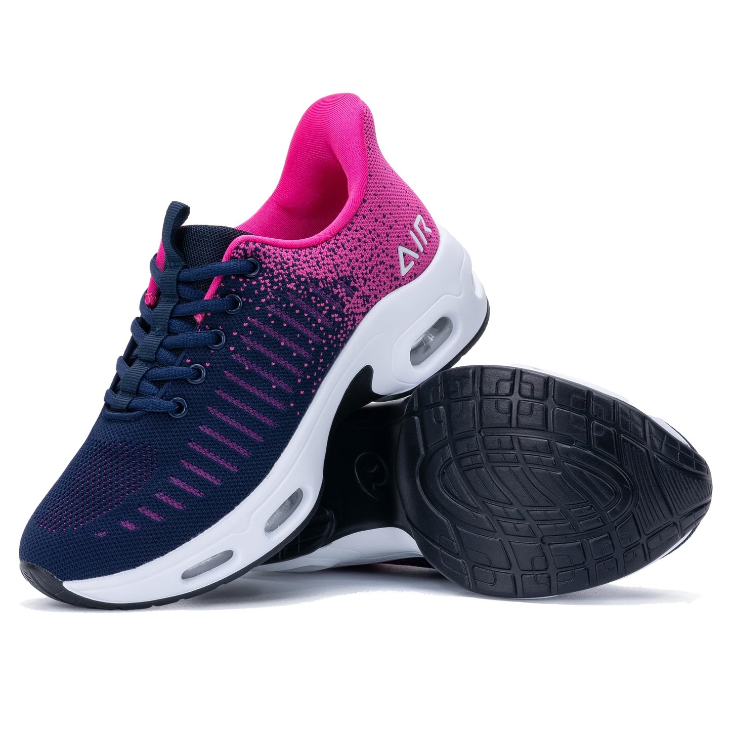 Women's Sneakers Slip on Walking Tennis Shoes Easy to Wear RoseBlue US 7