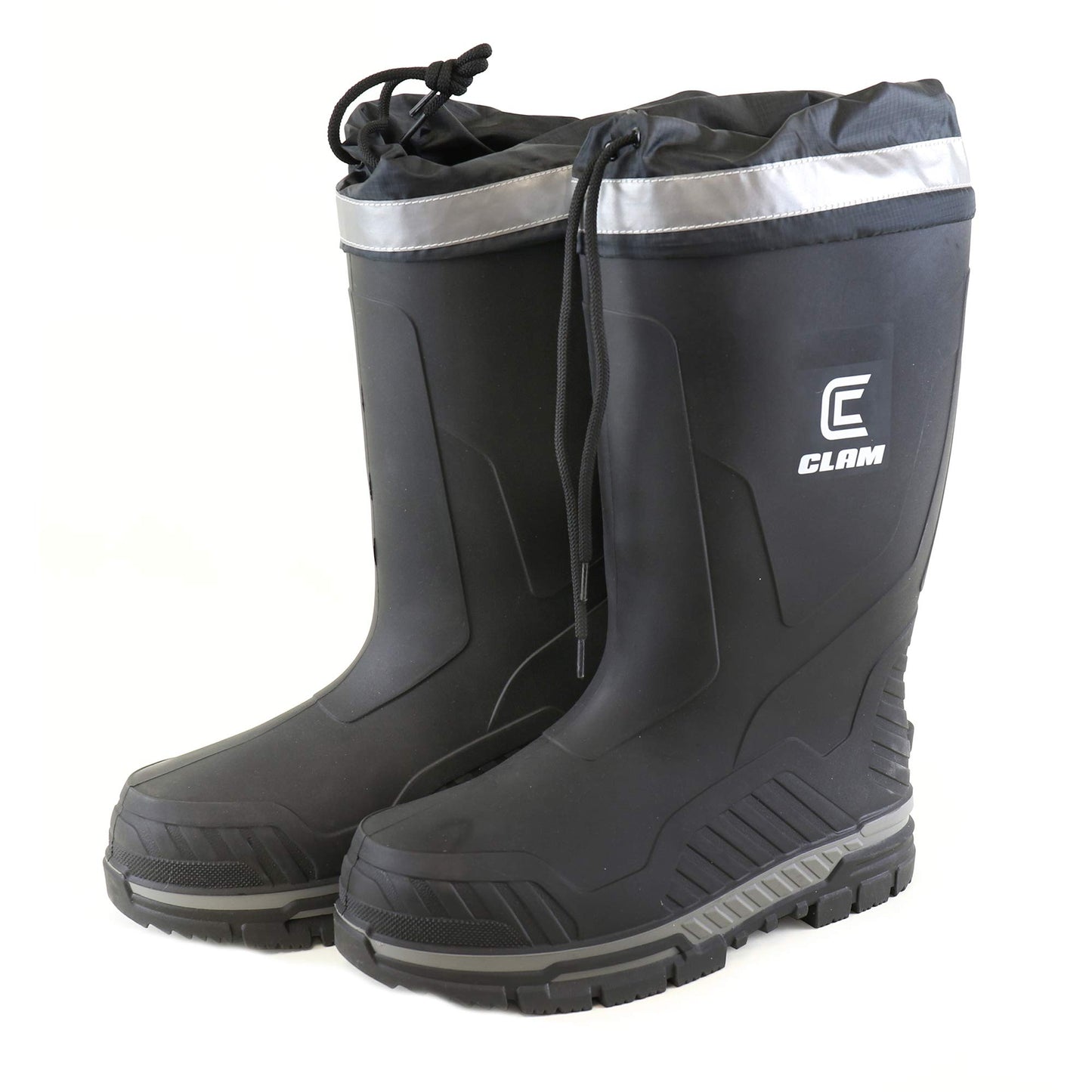CLAM ICEARMOR Sub-Zero X Rubber Boots – Size 10 – Waterproof Insulated Ice Fishing Boots with Rugged Sole & Cold-Weather Grip – Heavy-Duty Winter Footwear for Ice Anglers & Outdoorsmen