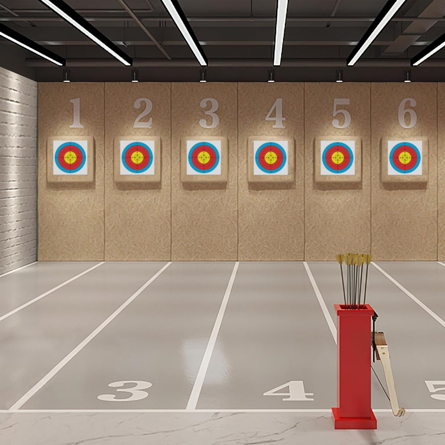 Archery Targets - MOLFUJ Paper Bow & Arrow Targets for Hunting | 20/50 Pack, 16x16/15.7x15.7in, 10/5 Rings