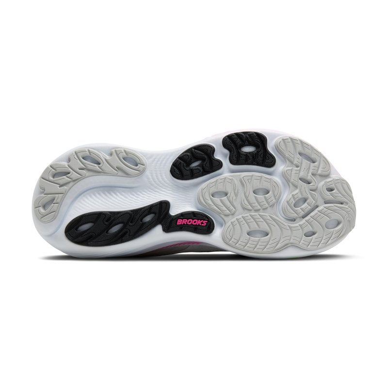 Brooks Women’s Adrenaline GTS 25 Supportive Running & Walking Shoe - Oyster/Pink/Green - 9.5 Medium